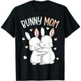 thumbnail image 1 of Bunny Mom Rabbit Love Girls Womens T-Shirt, 1 of 3