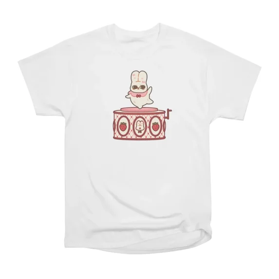 Bunny Music Box T-Shirt Tee Gift For Him Merch For Her Apparel For ...