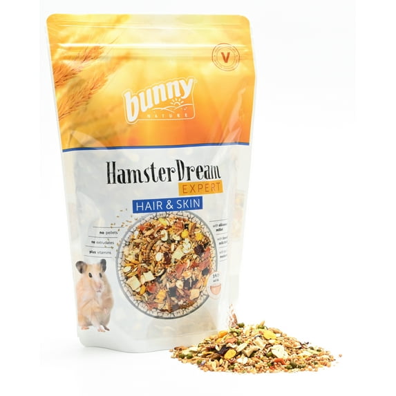 Bunny Nature - Super Premium Hamster Food - HamsterDream Expert HAIR & SKIN - 500G