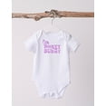 thumbnail image 1 of Bunny Onesie Honey Bunny Onesie 1St Easter Onesie Retro Easter Onesie Cool Baby Clothing, Cute Natural Baby Onesie, BABY BODYSUIT LAT 4424, 1 of 3