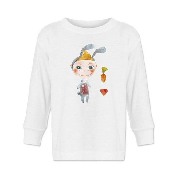 Bunny Outfit Girl Long Sleeve Toddler -Image by Shutterstock,  3 Toddler