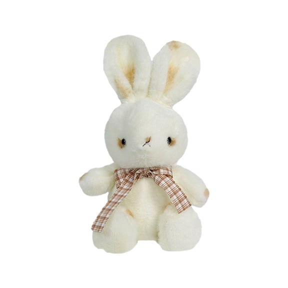 Bunny Plush Stuffed Toy With Bow Soft Polyester 23 Inches Tall For Easter Wedding Decor 1Pcs Polyester Material 9.05 Inches Tall 0.44 Pounds