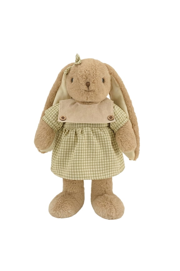 Bunny Plush Toy 11.81 Inch Soft Rabbit Doll Cuddle Companion Gift Brown 11.81in