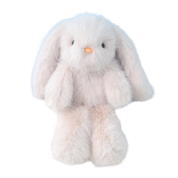 Bunny Plush Toy, Beige Faux Rabbit Fur, 21.7 Inch 1 Pack, Soft Cuddly Stuffed Toy for Kids Snuggle