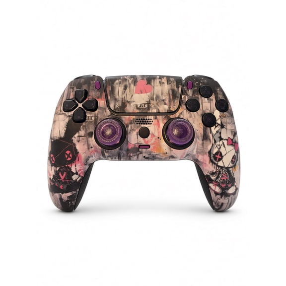 Bunny Punk Modded DualSense Video Game Controller for PlayStation 5