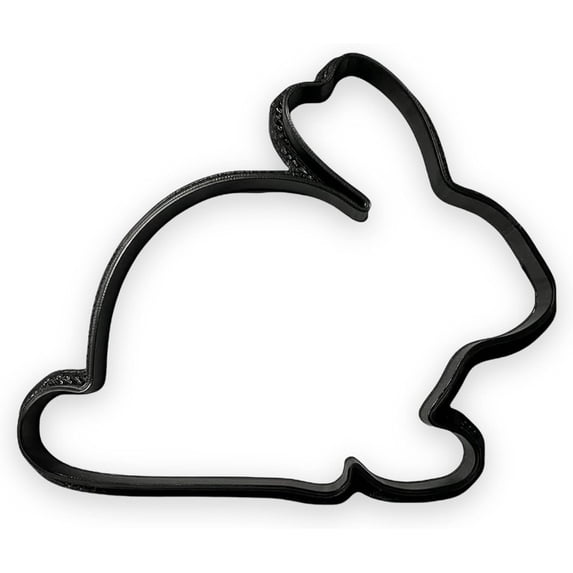 Bunny Rabbit Cookie Cutter with Easy Push Design