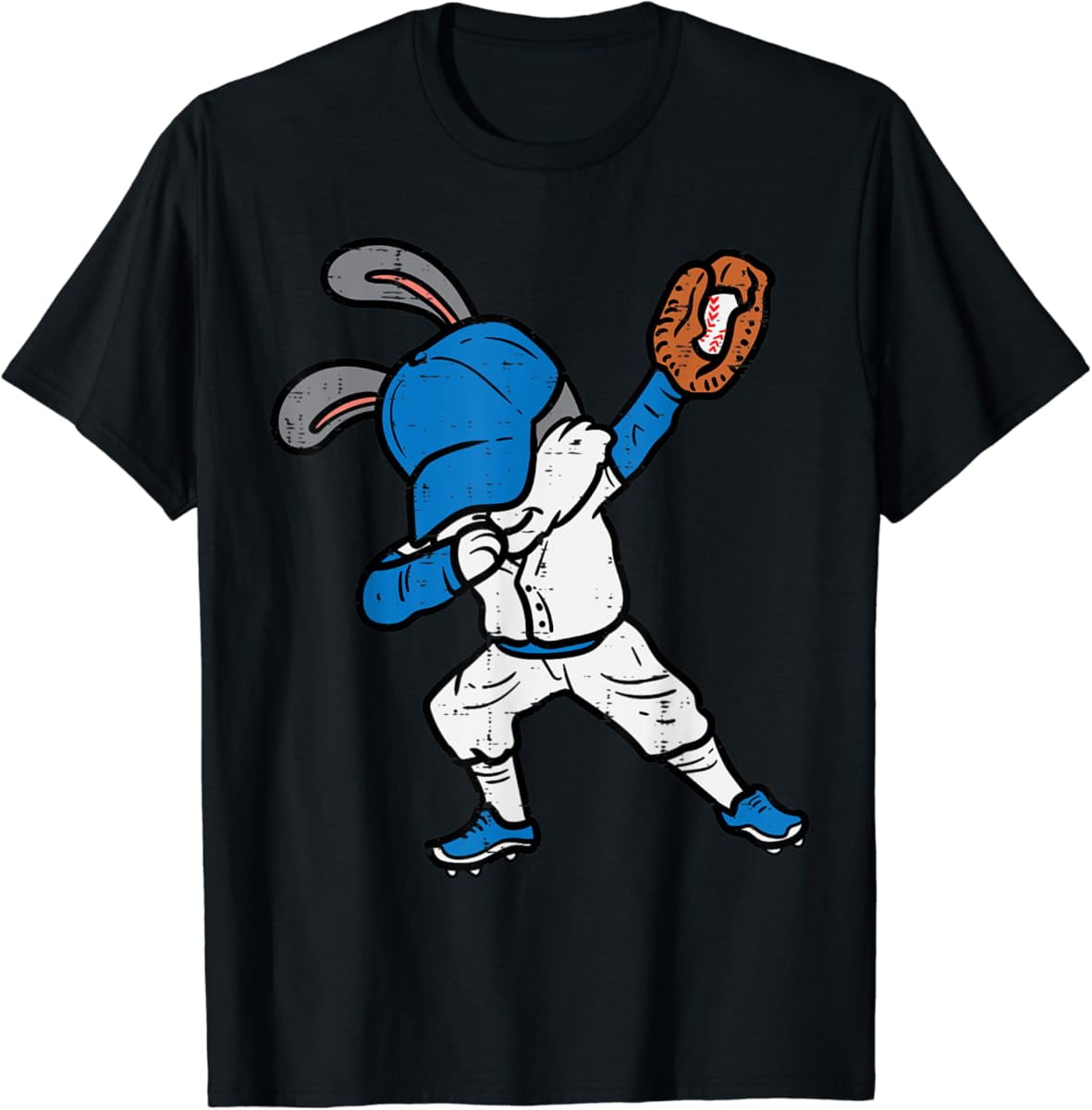 Bunny Rabbit Dab Baseball Easter Sport Pitcher Men Unisex Men Women T ...