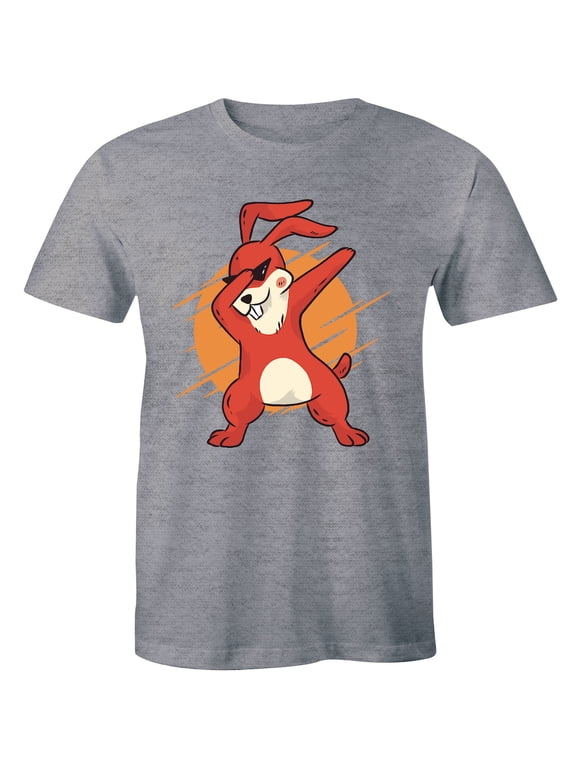 Bunny Rabbit Dabbing Funny Dancing Move Hip-Hop For Men Gift T-Shirt