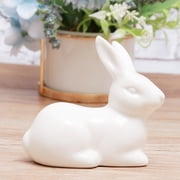 SEWCHICS Simple Fashion Ceramic Figurine White 1Set