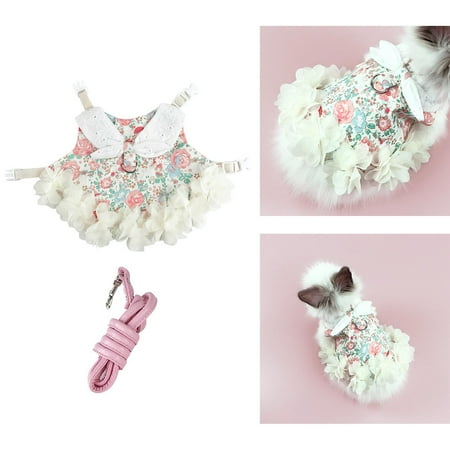 Bunny Rabbit Harness with Leash Cute Adjustable Bunny Vest Harness Guinea
