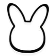 thumbnail image 1 of Bunny Rabbit Head Cookie Cutter with Easy Push Design, 1 of 4