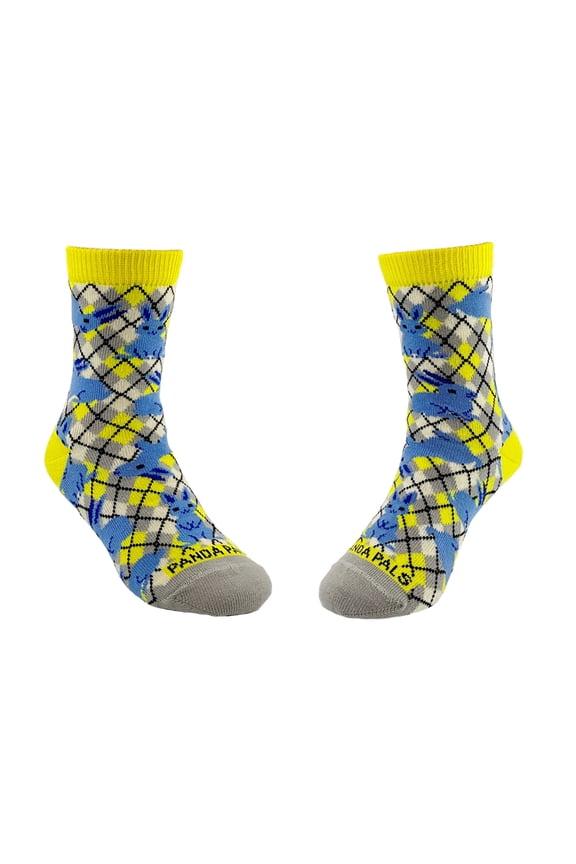 Bunny Rabbit Pattern Socks from the Sock Panda (Ages 3-7) Size: Small (Age 3-5)
