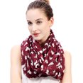 thumbnail image 1 of Bunny Rabbit Print Infinity Scarf, 1 of 4