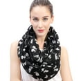 thumbnail image 1 of Bunny Rabbit Print Infinity Scarf, 1 of 4