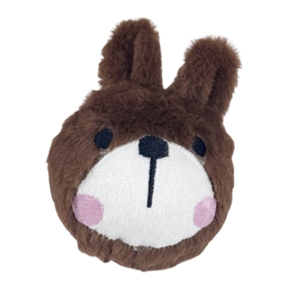 Bunny Rabbit Stuffed Animal, 4 in Round, Stretch Plush, Puppy Active Play, Easter decor, Soft Texture, 1 Pc