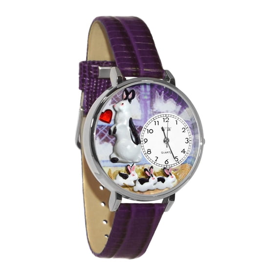 Bunny Rabbit Watch in Silver (Large)