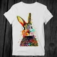 Bunny Rabbit Watercolor Easter Thanksgiving Meme T Shirt Unisex Adult