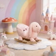 thumbnail image 1 of Bunny Rocking Horse,Rabbit Wooden Rocking Horse, 1 of 7