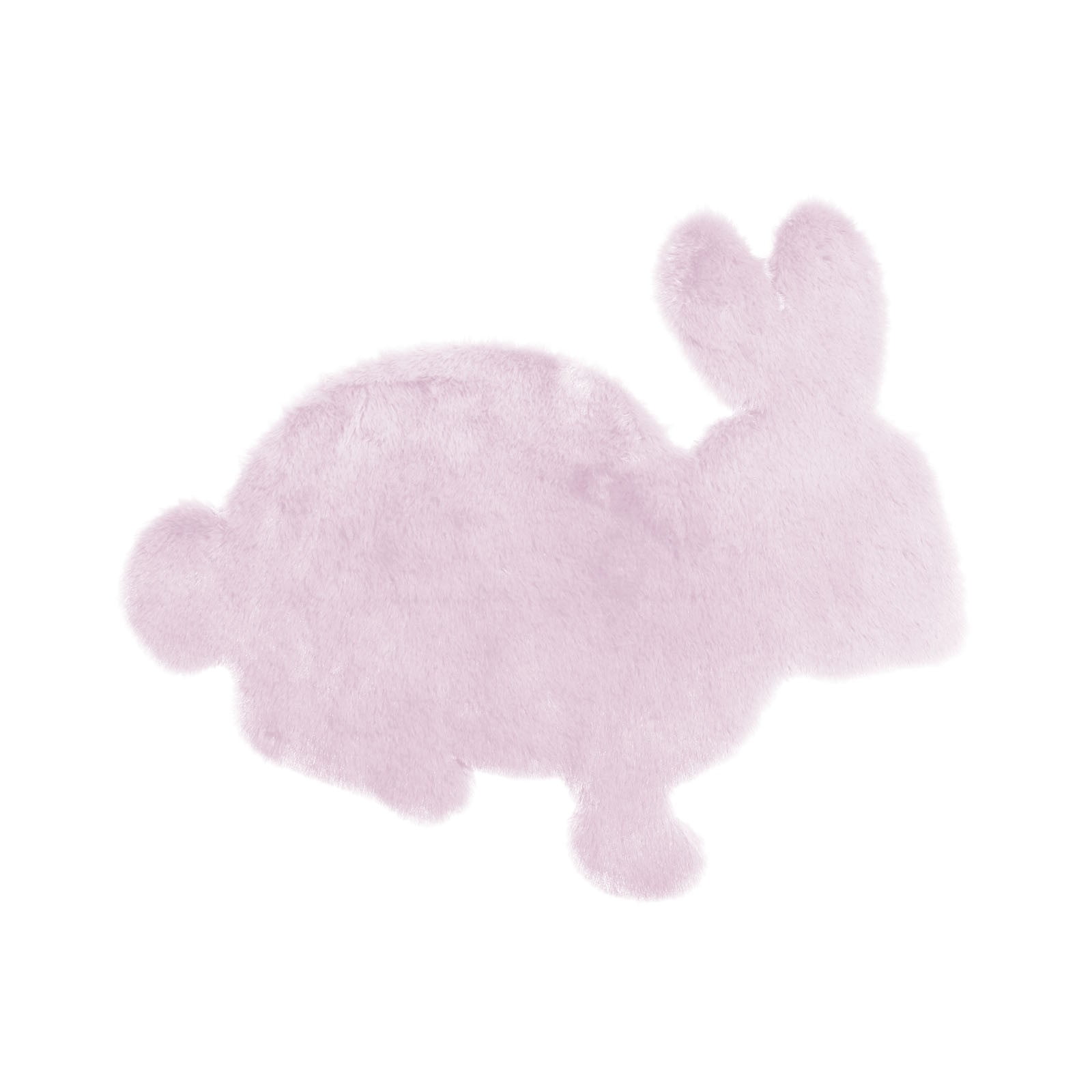 Pink Rabbit Mat Bunny Shaped Rug, Easter Funny Doormat Theme Doormat for Entrance Way ...