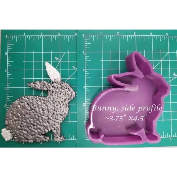 Bunny Side Profile Silicone Freshie Mold