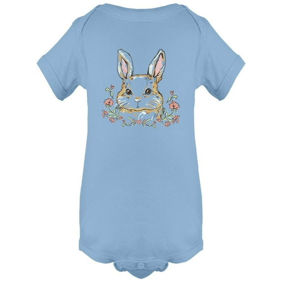 Bunny Silhouette Bodysuit Infant -Image by Shutterstock, Newborn