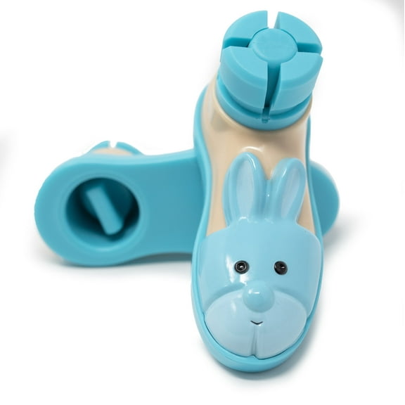 Bunny Slipper Walker Ski Glides - 1 Pair, Blue