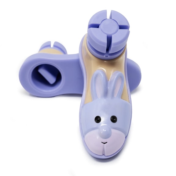 Bunny Slipper Walker Ski Glides - 1 Pair, Purple