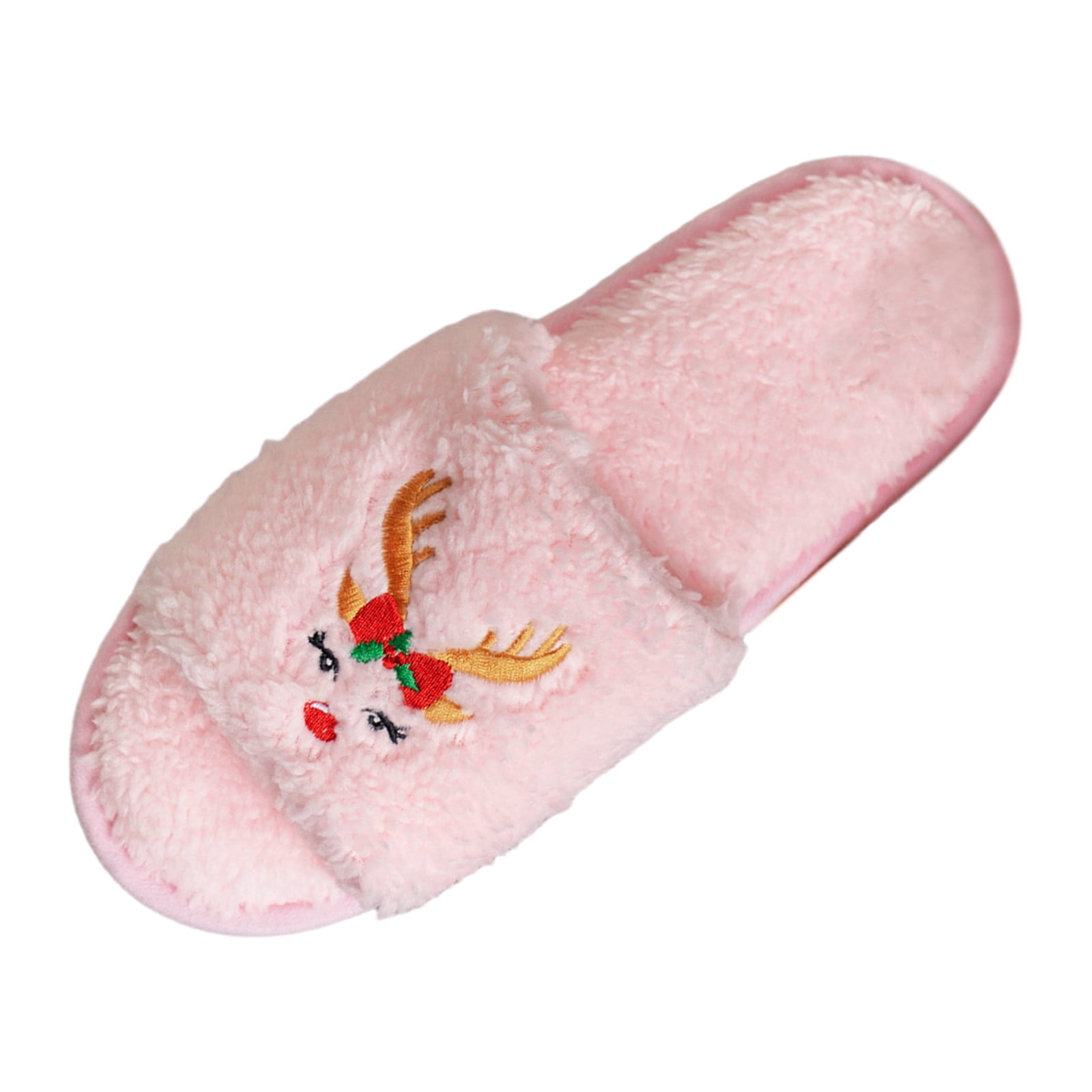 Bunny Slippers for Women AntiSlip Sole Microfiber Soft Fashion Furry