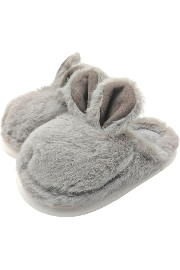 Bunny Slippers for Women Cute Animal Slippers, Fluffy Bear House Slippers Soft Cozy Plush Shoes Non Slip for Home Indoor Outdoor
