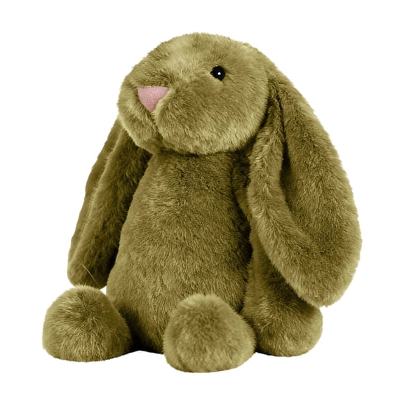 Bunny Stuffed Animal, 11.81in Cute Rabbit Plush, Easter Party Gift Soft Bunny Plush Long Ear Stuffed Animal (Green)