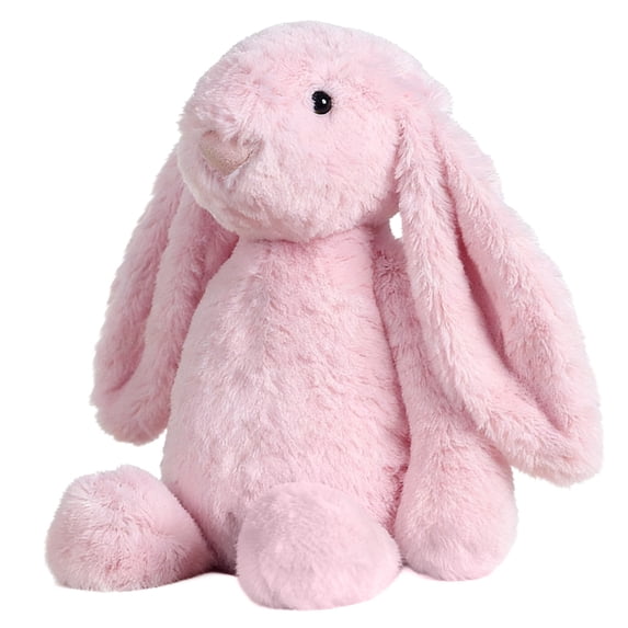 Bunny Stuffed Animal, 16.93in Cute Rabbit Plush, Home Decor Gift Soft Bunny Plush Long Ear Stuffed Animal (Pink)