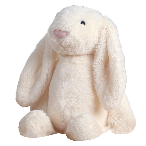 Bunny Stuffed Animal, 16.93in Cute Rabbit Plush, Home Decor Gift Soft Bunny Plush Long Ear Stuffed Animal (White)
