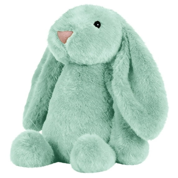 Bunny Stuffed Animal, 7.87in Soft Rabbit Plush, Home Decor Gift Cute Bunny Plush Long Ear Stuffed Animal (Light Green)