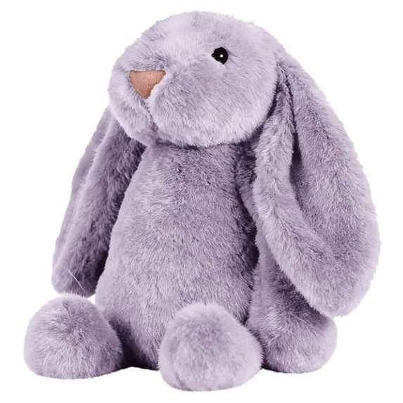 Bunny Stuffed Animal, 7.87in Soft Rabbit Plush, Home Decor Gift Cute Bunny Plush Long Ear Stuffed Animal (Purple)