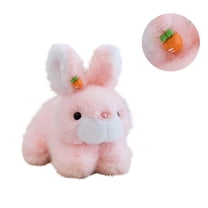 Bunny Stuffed Animal, Bunny Plush with Carrot, Easter Rabbit, Lovely Plush Doll, Awesome Easter Gifts for Festive Gatherings, Birthday Easter Christmas Bedtime Play Toy for Children