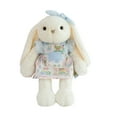 thumbnail image 1 of Bunny Stuffed Animal with Clothes, Dressed Bunny Rabbit Plush Toy with Dress & Bow, 11.8" Soft Cuddly Bunny Doll, Perfect Gift for Toddler Kids Girls Birthday Easter Christmas Room Decor & Holiday, 1 of 5