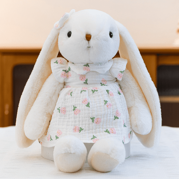 Bunny Stuffed Animal Doll – 13.78 Inch Rabbit Plush Animal Doll for All Ages