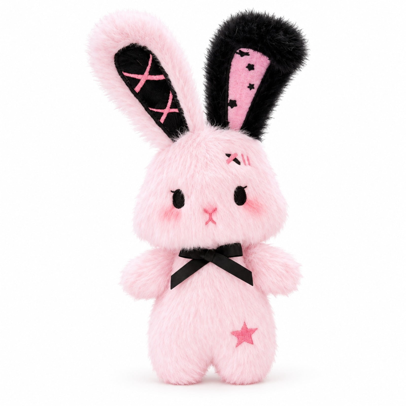 Baby Animal Ribon Bunny Stuffed Animal, Long Ears and Ribbon Bow, 5.91 in Mini Plush for ...