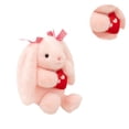 thumbnail image 1 of Bunny Stuffed Animal with LoveHeart, 13.7In Soft Rabbit Stuffed Plush Toy, Adorable Plushie Pillow, Great Birthday Christmas Valentine's Day Gifts for Kids, Girls and Boys, Cozy Hugging Toy, 1 of 8