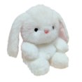 thumbnail image 1 of Bunny Stuffed Animal, White Soft Fluffy Plush Rabbit, 1 Pack 9.8 inch Long Floppy Ear Cuddly Plush Toy, Ideal for Toddlers Kids Birthday Gift Bedtime Companion Home Decor, 1 of 8