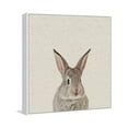 thumbnail image 1 of Bunny Surprise' Floater Framed Painting Print on Canvas - Multi-color, 1 of 3