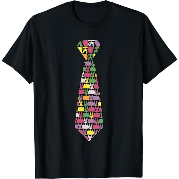 Bunny Tie Rabbit Day Teens T-Shirt , Vintage T-Shirt - Walmart.com