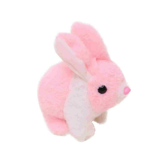 Bunny Toys Educational Interactive Walking Toy Size 8x6x4 Inches (Pink)