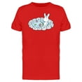 thumbnail image 1 of Bunny, Turtle & Fish Taking Bath T-Shirt Men -Image by Shutterstock, Male x-Large, 1 of 2