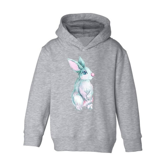 Bunny Watercolor Style Hoodie Toddler -Image by Shutterstock, 2 Toddler