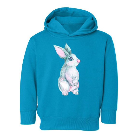 Bunny Watercolor Style Hoodie Toddler -Image by Shutterstock, 2 Toddler