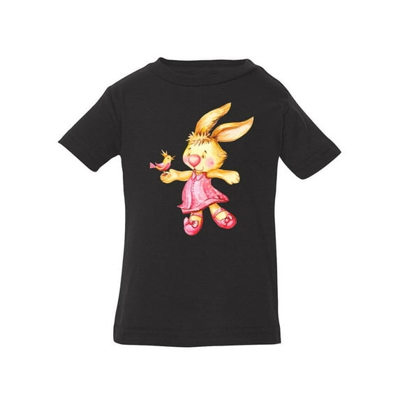 Bunny With A Bird T-Shirt Infant -Image by Shutterstock, 24 Months