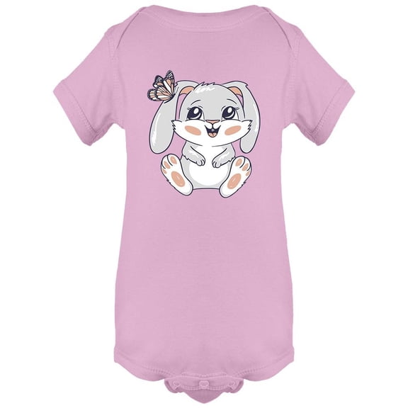 Bunny With A Little Butterfly Bodysuit Infant -Image by Shutterstock, 6 Months
