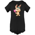 thumbnail image 1 of Bunny With A Mirror Bodysuit Infant -Image by Shutterstock,  24 Months, 1 of 4
