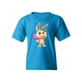 thumbnail image 1 of Bunny With A Mirror T-Shirt Juniors -Image by Shutterstock,  x-Small, 1 of 4
